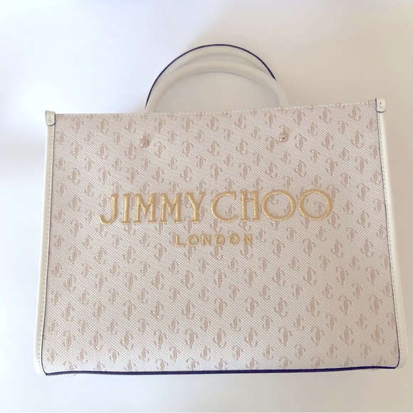 New Authentic Jimmy Choo Varenne M Tote - Picture 13 of 13
